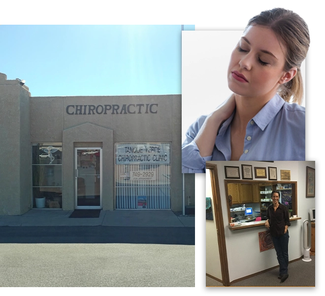 Front office and reception at Tanque Verde Chiropractic Clinic in Tucson, AZ